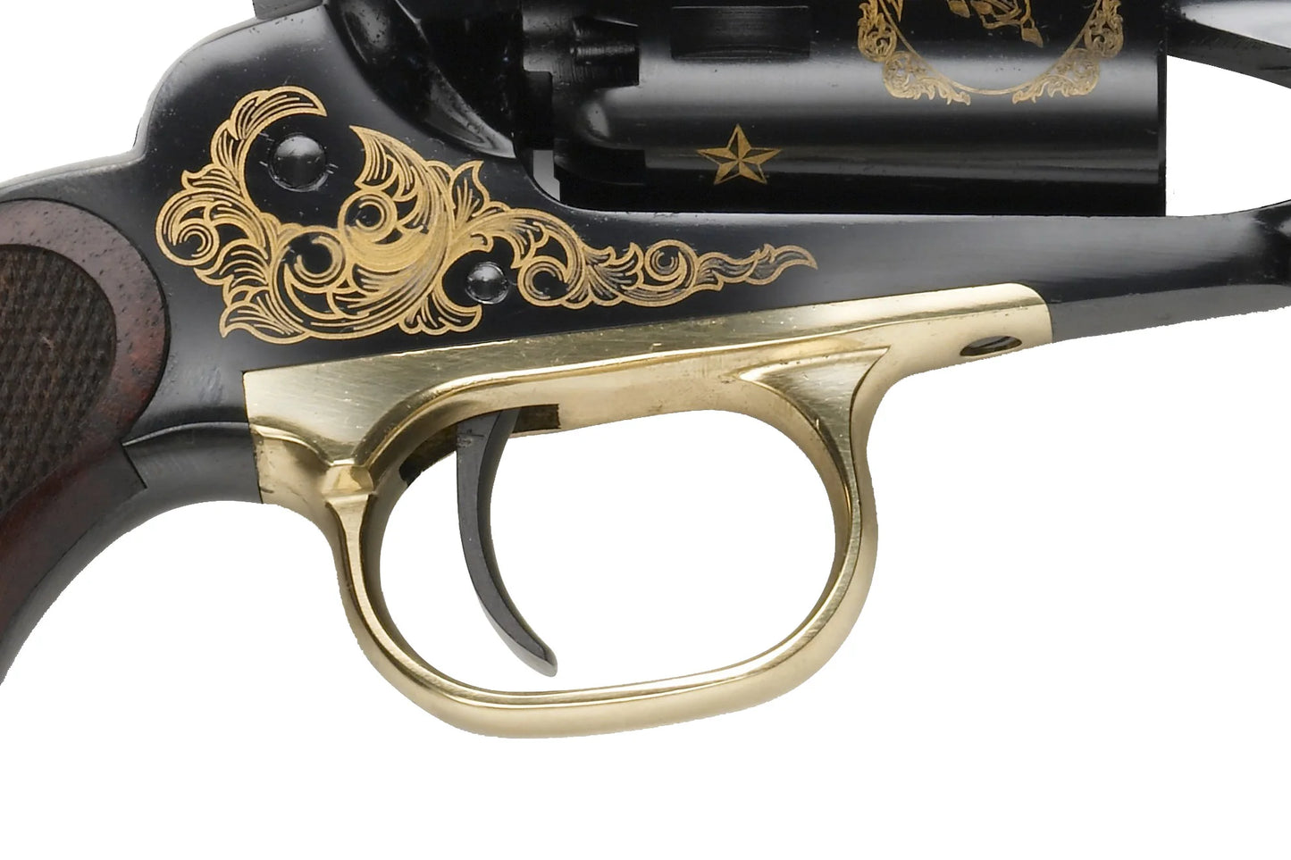 Pietta 1858 New Model Army Black Powder Revolver - Buffalo Bill Edition - .44 Caliber - Steel Frame