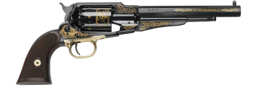 Pietta 1858 New Model Army Black Powder Revolver - Buffalo Bill Edition - .44 Caliber - Steel Frame